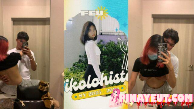 Kolehiyala na adventurous nagpadede sa fitting room